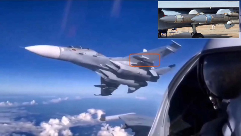 Máy bay Su-30MK2 của Venezuela được trang bị tên lửa chống hạm Kh-31. Ảnh: Getty.
