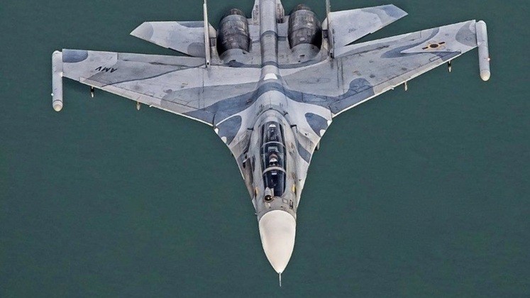 Máy bay chiến đấu Su-30MK2 của Không quân Venezuela. Ảnh: MW. Chiến đấu cơ Su-30MK2 Venezuela được trang bị tên lửa chống hạm Mach 3+, thách thức Mỹ 2.jpeg