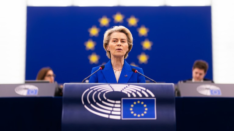 Chủ tịch Ủy ban châu Âu Ursula von der Leyen. Ảnh: Getty.