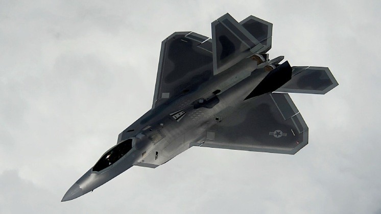 Chiến đấu cơ F-22 của Không quân Mỹ. Ảnh: MW.