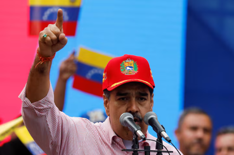 Tổng thống Venezuela Nicolas Maduro phát biểu trong một sự kiện tổ chức tại Caracas, Venezuela, ngày 1/12. Ảnh: Reuters.