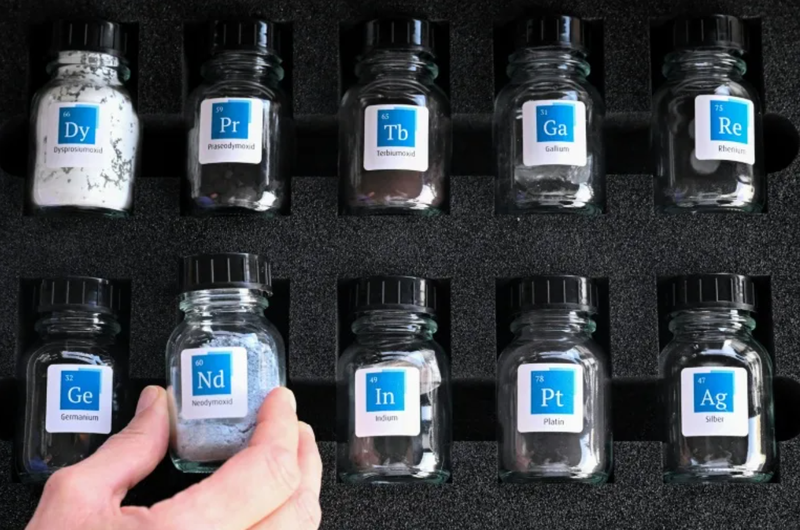 Phần lớn đất hiếm của châu Âu được nhập khẩu từ Trung Quốc. Ảnh: AFP.