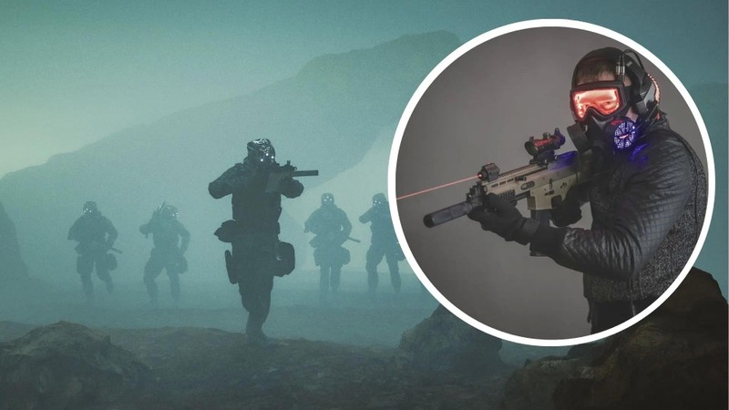 Ảnh đồ họa về mẫu robot được trưng bày tại Tuần lễ Học viên Lục quân Quốc tế lần thứ 12 vào tháng 11. Ảnh: IE.