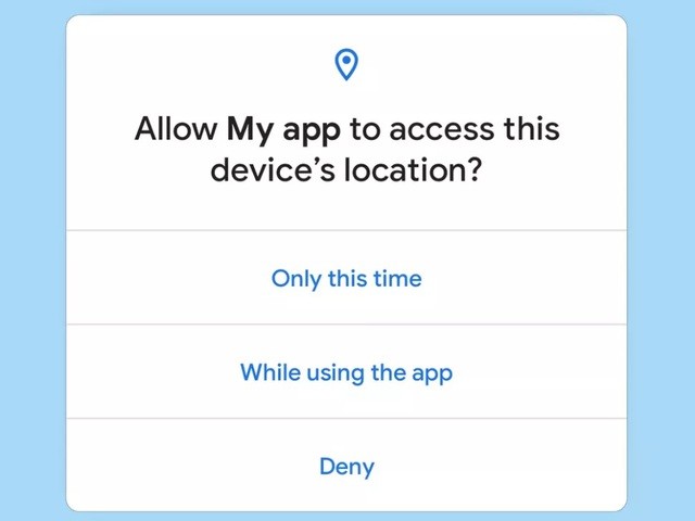 Quyền truy cập vào các ứng dụng nhạy cảm được hỏi lại trong các lần sử dụng kế tiếp. Quyền truy cập vào các ứng dụng nhạy cảm được hỏi lại trong các lần sử dụng kế tiếp.
