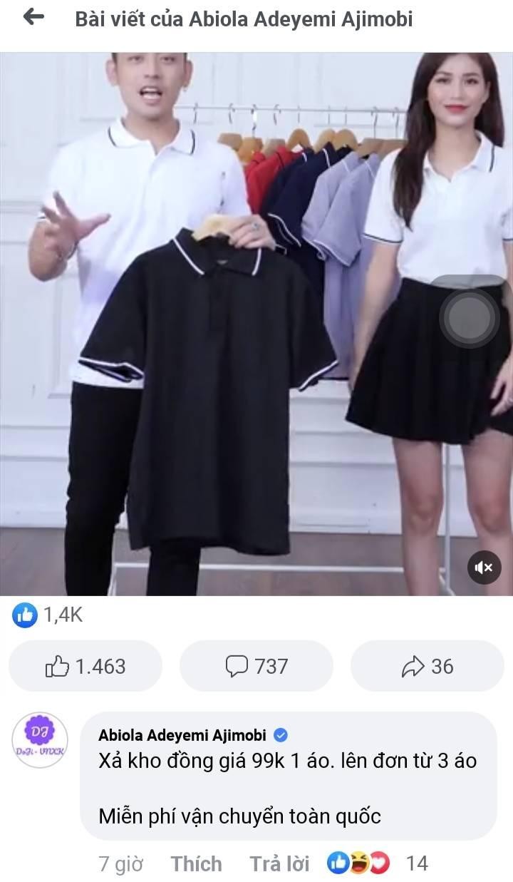 Fanpage tích xanh bị biến thành nơi livestream bán hàng (Ảnh: FB Minh Nhí) Fanpage tích xanh bị biến thành nơi livestream bán hàng (Ảnh: FB Minh Nhí)