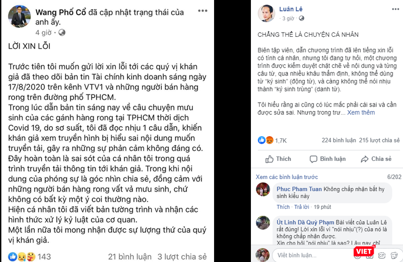Bài đăng của tài khoản Luân Lê, nêu quan điểm về vấn đề này. Bài đăng của tài khoản Luân Lê, nêu quan điểm về vấn đề này.
