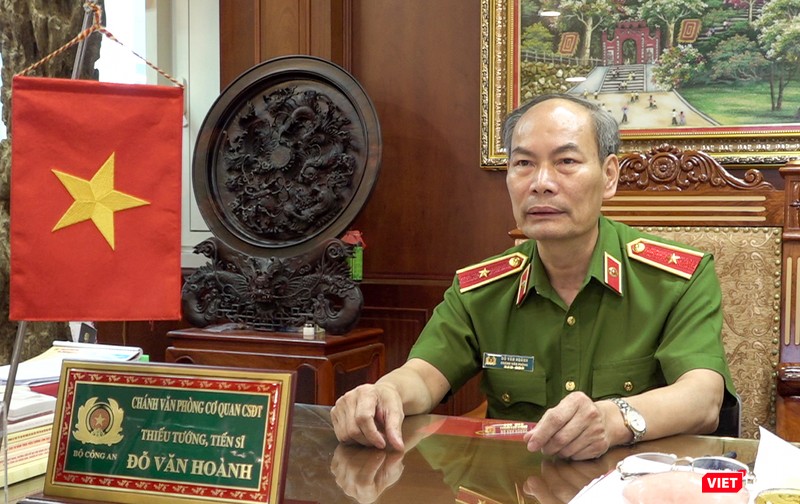 Thiếu tướng Đỗ Văn Hoành, Chánh Văn phòng Cơ quan Cảnh sát điều tra, Bộ Công an. Ảnh: HMN. Thiếu tướng Đỗ Văn Hoành, Chánh Văn phòng Cơ quan Cảnh sát điều tra, Bộ Công an. Ảnh: HMN.