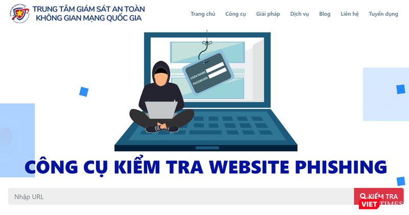 Công cụ kiểm tra Website Phishing