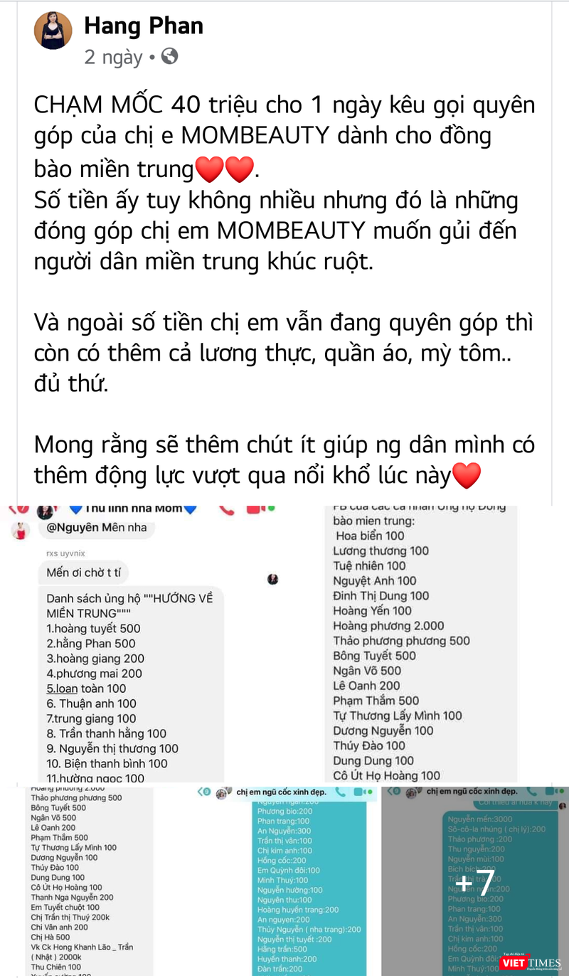 Các diễn đàn trên mạng xã hội kêu gọi nhà hảo tâm quyên góp. Các diễn đàn trên mạng xã hội kêu gọi nhà hảo tâm quyên góp.