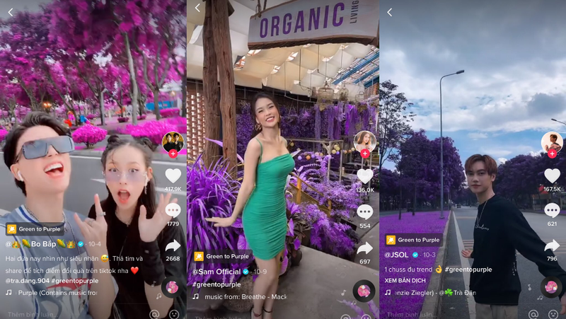 Hiệu ứng có sẵn trên TikTok đã tạo nên trào lưu độc đáo, thu hút hàng tỉ lượt xem