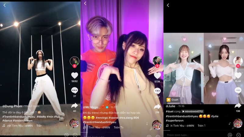 Trào lưu dance cover "Trên tình bạn, dưới tình yêu" Trào lưu dance cover "Trên tình bạn, dưới tình yêu"