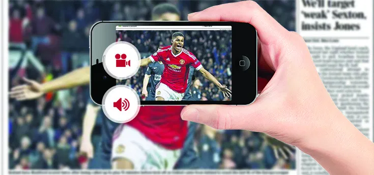 Thực tại tăng cường có làm sống dậy báo in? Ảnh minh họa. Thực tại tăng cường có làm sống dậy báo in? Ảnh minh họa.