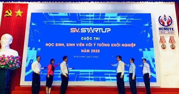 Lễ phát động cuộc thi "Học sinh, sinh viên với ý tưởng khởi nghiệp" năm 2020. Ảnh: Báo Chính phủ.