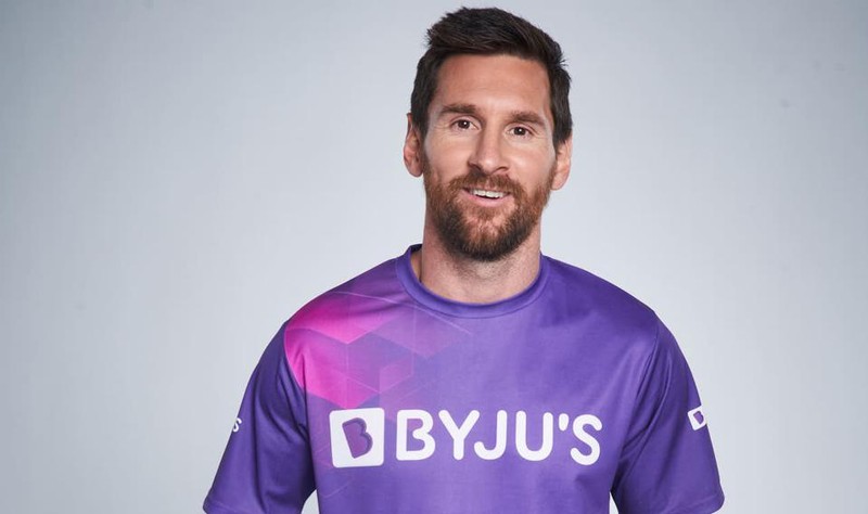 Cầu thủ ngôi sao Lionel Messi hợp tác với BYJU&apos;S (Ảnh: Forbes)