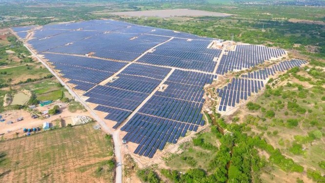 Một dự án điện mặt trời tại Việt Nam có công suất lắp đặt 50 MW mà SEC đã thâu tóm (Ảnh: Super Energy Corporation)