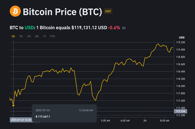Giá bitcoin chạm đáy tại 117,467 USD/BTC trong vòng 24h qua. ad-4nxdqvc8af-jtzka3xfkkgpowagmu4clqir5cqcmwck-wbt-sypkkdkb3ru8dsihz3-1ud-oinqti6xtb8xwmqok9e1xvoyqhjslvjde6k3sfovqq7fnwjtnyklfrp7mnovyszmxf-1529.png