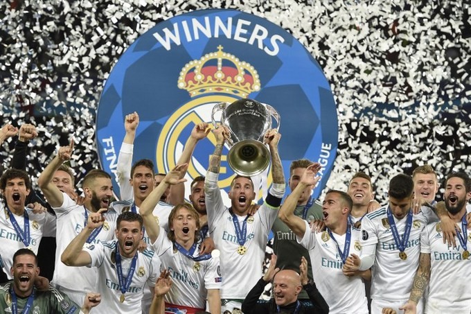 Đội bóng Hoàng gia TBN- Real Madrid lần thứ 13 nâng chiếc CUP danh giá nhất châu Âu