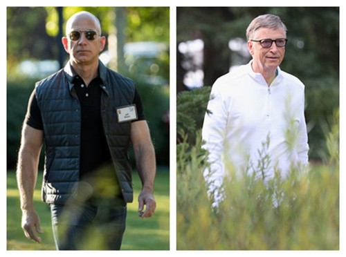 Jeff Bezos đã vượt Bill Gates để trở thành người giàu nhất thế giới