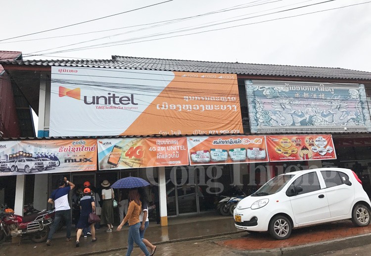 Thương hiệu Unitel ở Lào Thương hiệu Unitel ở Lào