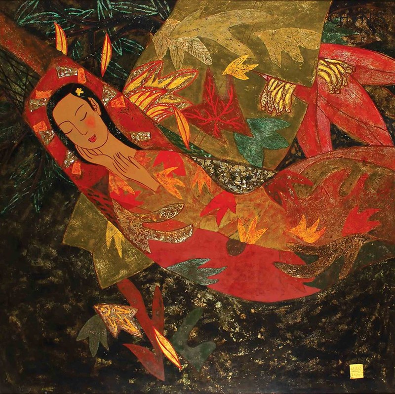 Tranh của họa sĩ Đỗ Anh Hoa. Tranh của họa sĩ Đỗ Anh Hoa.