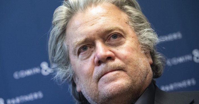 Ông Steve Bannon, cựu chiến lược gia cao cấp của Nhà Trắng.