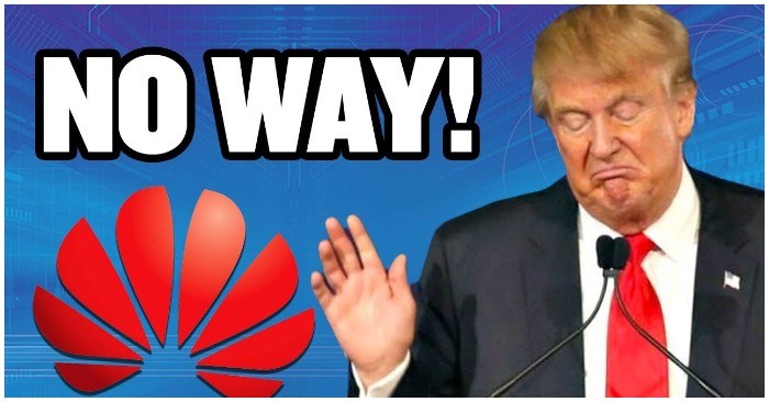 Với thế trận bao vây của Tổng thống Trump, dự báo sẽ không còn đường nào cho Huawei. (Ảnh: Youtube)