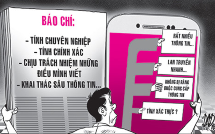 Báo chí trước thách thức của truyền thông xã hội.