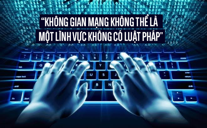 Bộ trưởng Nguyễn Mạnh Hùng nói: "Chúng ta cùng sống, cùng thở trên không gian này nên việc giữ cho không gian mạng lành mạnh, không ô nhiễm".