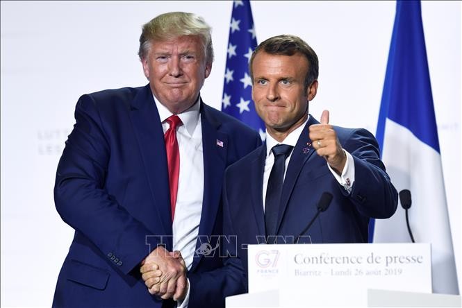 Tổng thống D. Trump và Tổng thống Pháp Macron