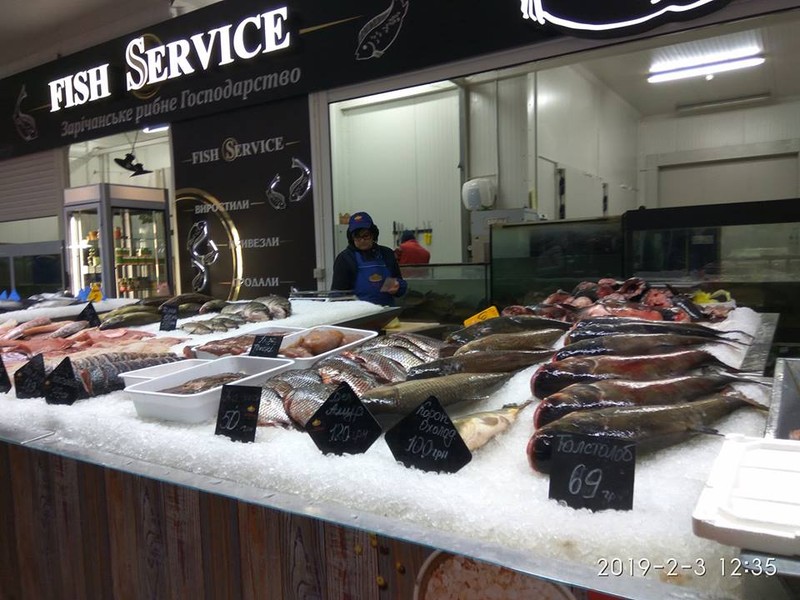 Một cửa hàng của người Ukraina tại Kiev.