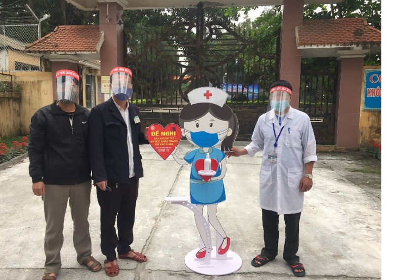 Banner biểu tượng cô y tá xinh đẹp nhắc nhở mọi người rửa tay bằng dung dịch sát khuẩn để phòng bệnh- Ảnh nhân vật cung cấp. Banner biểu tượng cô y tá xinh đẹp nhắc nhở mọi người rửa tay bằng dung dịch sát khuẩn để phòng bệnh- Ảnh nhân vật cung cấp.