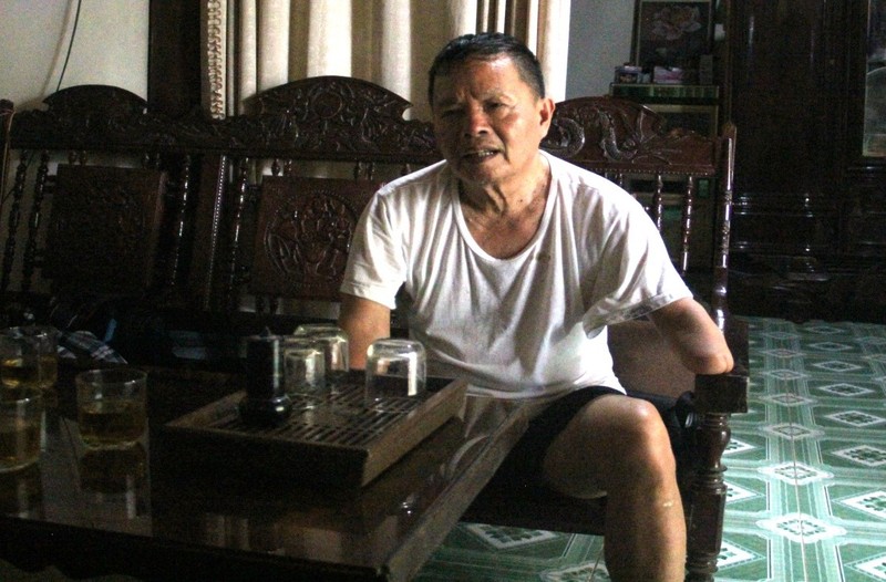 Mất đi đôi tay trong trận chiến với pháo phòng quân của Mỹ năm 1971- Ảnh QT.