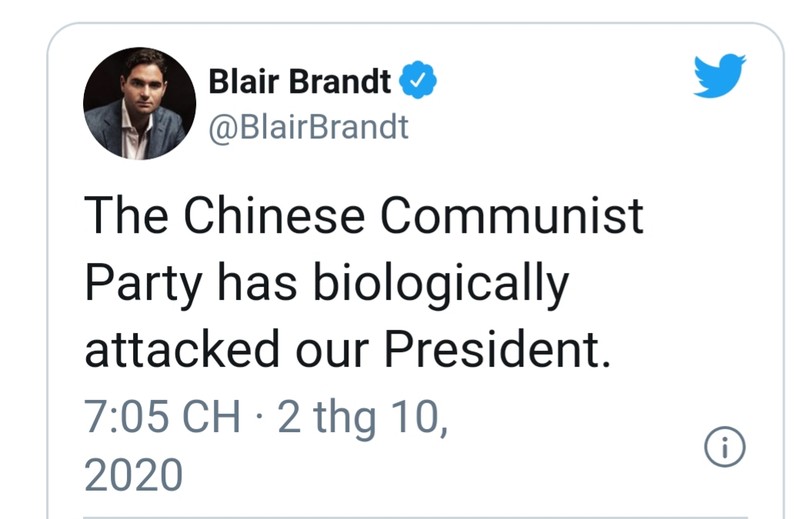 Twitter của ông Blair Brandt, cố vấn chính trị của đảng Cộng hòa Twitter của ông Blair Brandt, cố vấn chính trị của đảng Cộng hòa