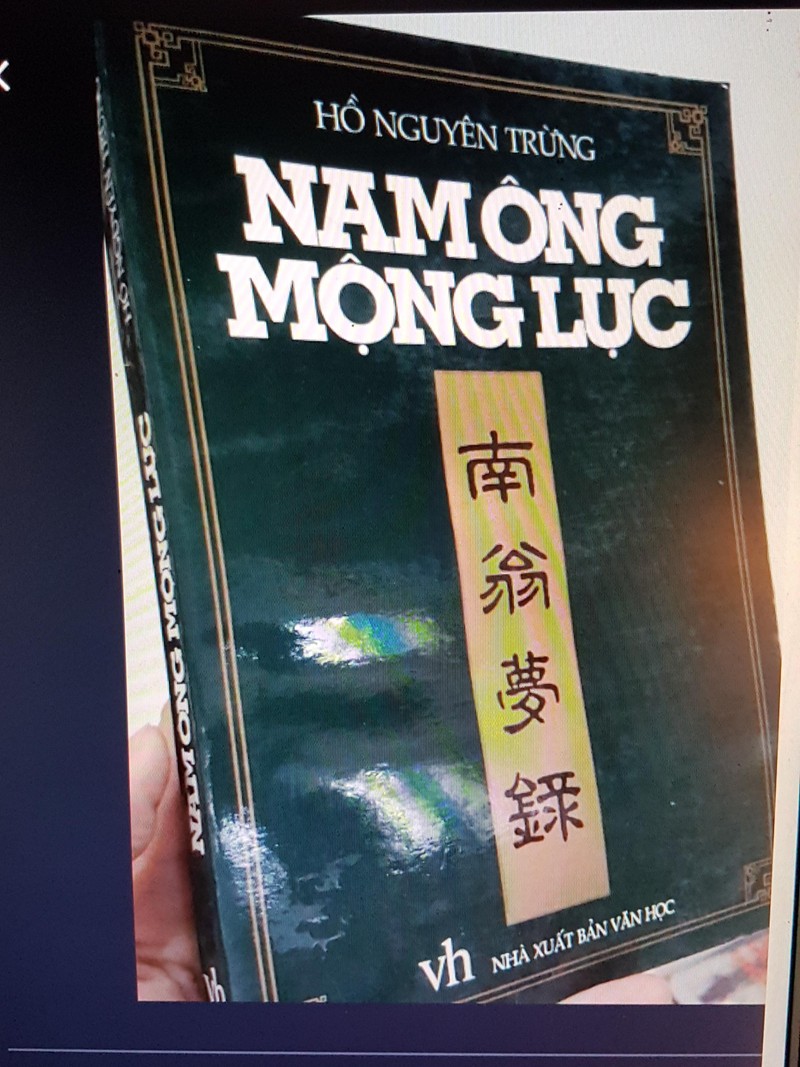 "Nam ông mộng lục", NXB Văn học. "Nam ông mộng lục", NXB Văn học.