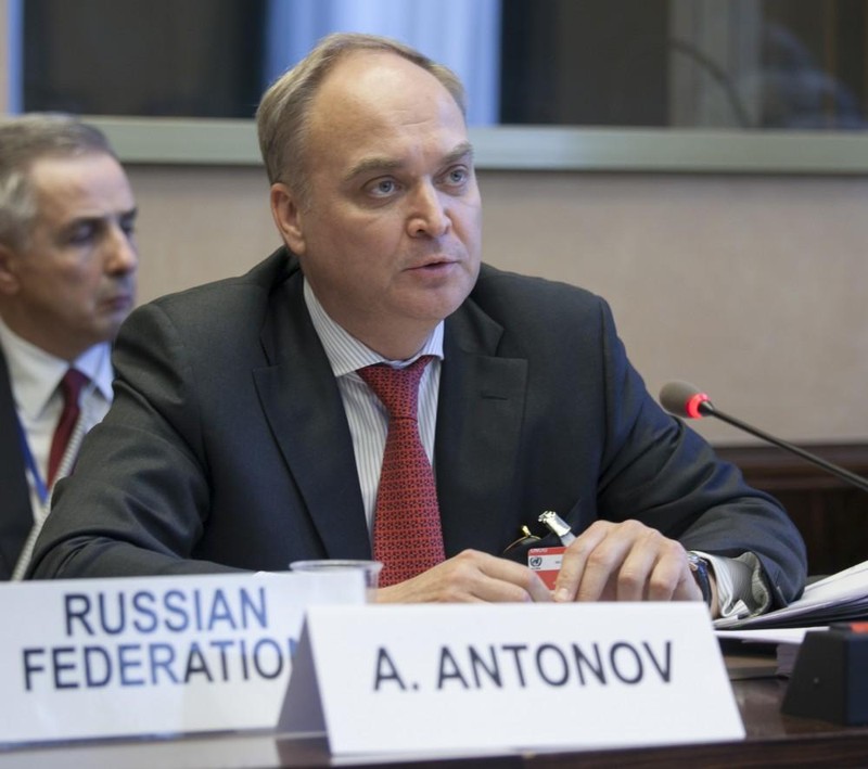 Bộ Ngoại giao Nga thông báo triệu hồi Đại sứ nước này tại Washington Anatoly Antonov. Bộ Ngoại giao Nga thông báo triệu hồi Đại sứ nước này tại Washington Anatoly Antonov.