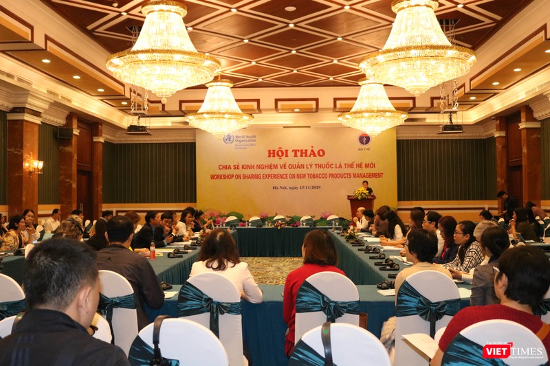 Hội thảo chia sẻ kinh nghiệm về quản lý các sản phẩm thuốc lá thế hệ mới diễn ra sáng nay