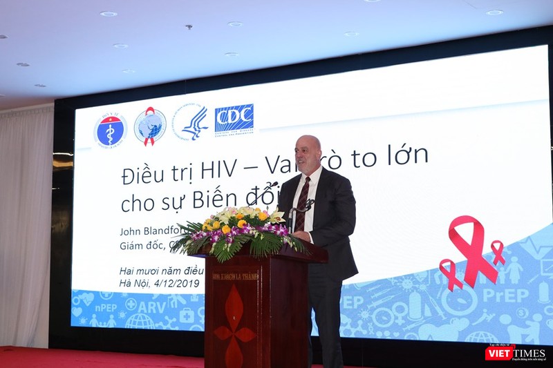 Ông John Blandford – Giám đốc CDC Hoa Kỳ tại Việt Nam Ông John Blandford – Giám đốc CDC Hoa Kỳ tại Việt Nam