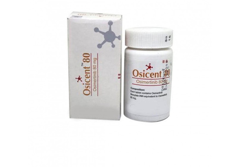 Thuốc Osicent 80mg (Osimertinib). Ảnh: Internet