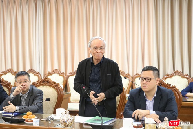 PGS. TS. Trần Kiều – Chủ tịch Hội đồng thẩm định môn Toán. Ảnh: Minh Thúy