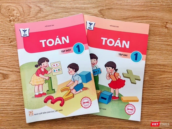 Sách Toán 1 công nghệ giáo dục. Ảnh: Minh Thúy