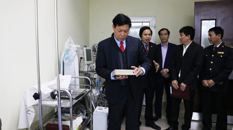 Thứ trưởng Bộ Y tế kiểm tra công tác phòng, chống dịch bệnh tại Lạng Sơn. Ảnh: TTXVN Thứ trưởng Bộ Y tế kiểm tra công tác phòng, chống dịch bệnh tại Lạng Sơn. Ảnh: TTXVN