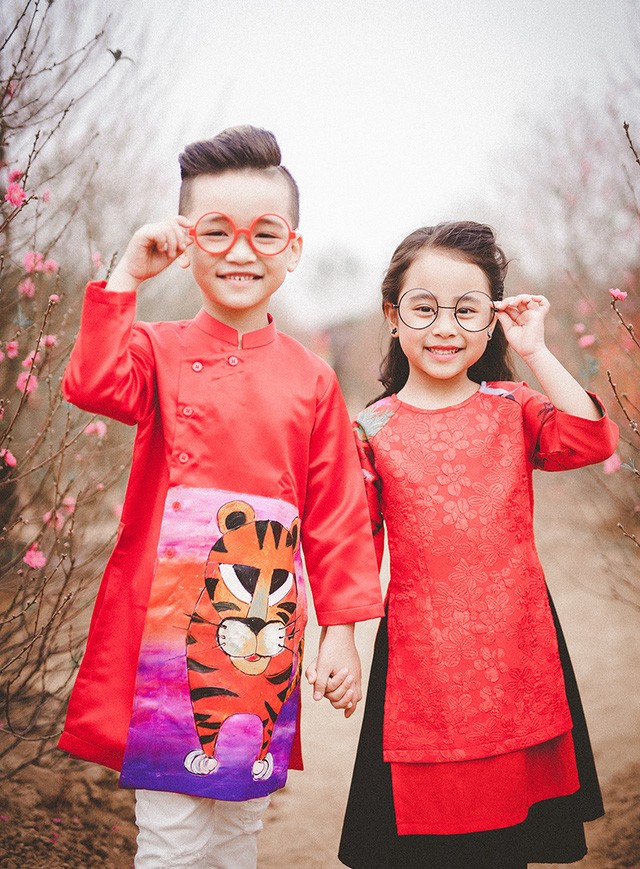 Tết luôn là dịp để con trẻ được trưng diện. Ảnh: Internet