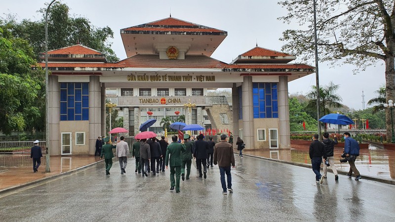 Cửa khẩu quốc tế Thanh Thủy, Hà Giang. Ảnh: Tuấn Dũng