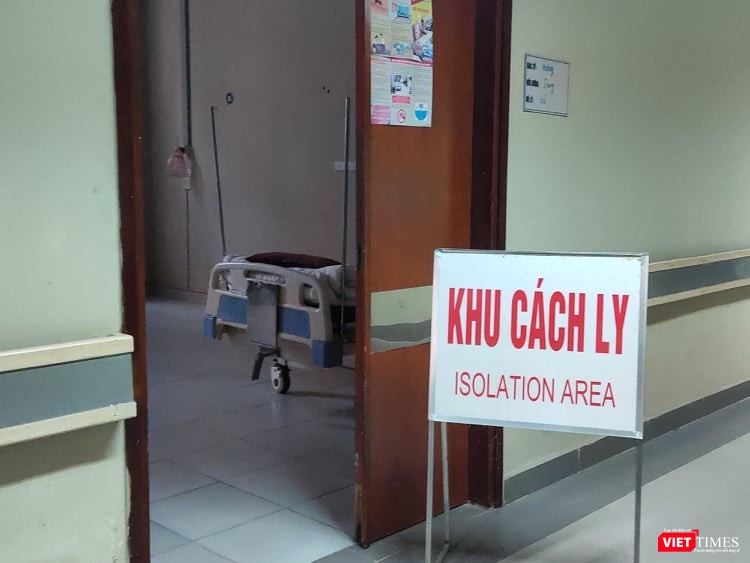 Khu vực cách ly tại Bệnh viện Hứu nghị Việt Xô. Ảnh: Minh Thúy Khu vực cách ly tại Bệnh viện Hứu nghị Việt Xô. Ảnh: Minh Thúy