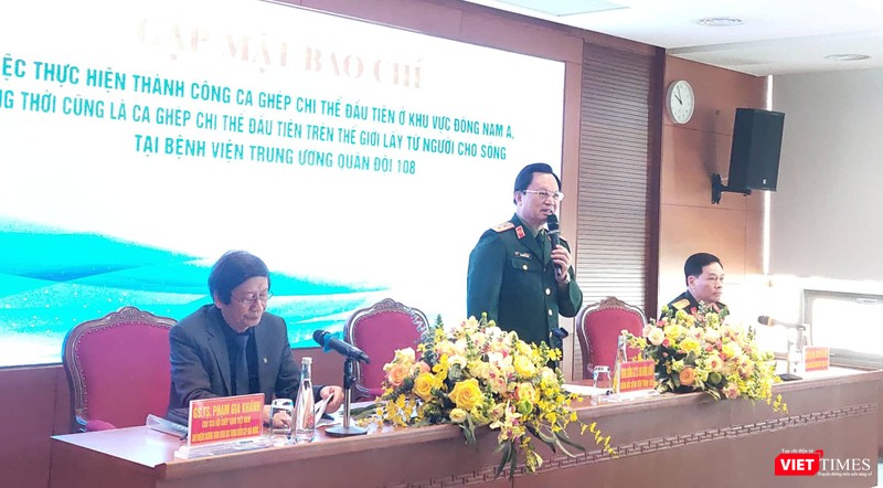 GS. TS. TTND. Mai Hồng Bàng - Giám đốc Bệnh viện Trung ương Quân đội 108. Ảnh: Minh Thúy GS. TS. TTND. Mai Hồng Bàng - Giám đốc Bệnh viện Trung ương Quân đội 108. Ảnh: Minh Thúy