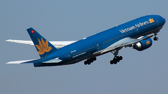 Một chuyến bay của Vietnam Airlines. Ảnh: VNA