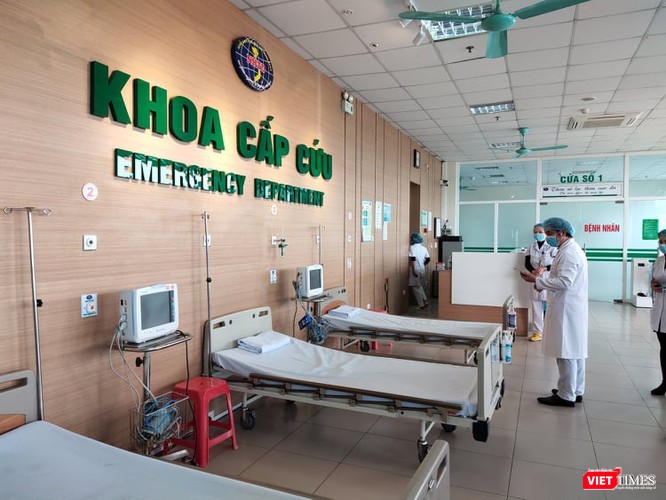Khoa Cấp cứu Bệnh viện Bệnh Nhiệt đới Trung ương cơ sở 2. Ảnh: Minh Thúy
