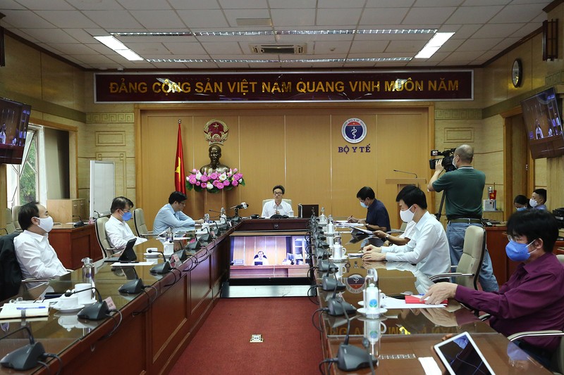 Toàn cảnh cuộc họp Ban Chỉ đạo Quốc gia phòng, chống dịch COVID-19 sáng nay (22/4). Ảnh: Đình Nam Toàn cảnh cuộc họp Ban Chỉ đạo Quốc gia phòng, chống dịch COVID-19 sáng nay (22/4). Ảnh: Đình Nam