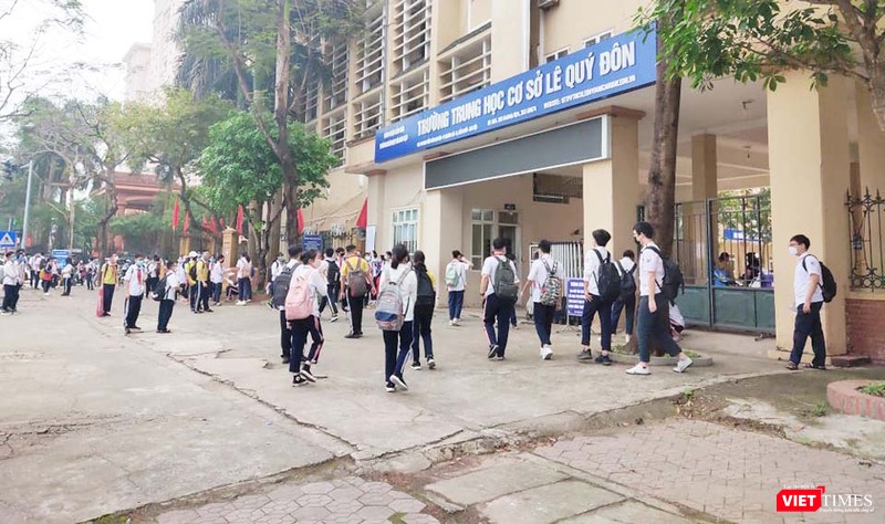 Trường THCS Lê Quý Đôn. Ảnh: Minh Thúy Trường THCS Lê Quý Đôn. Ảnh: Minh Thúy