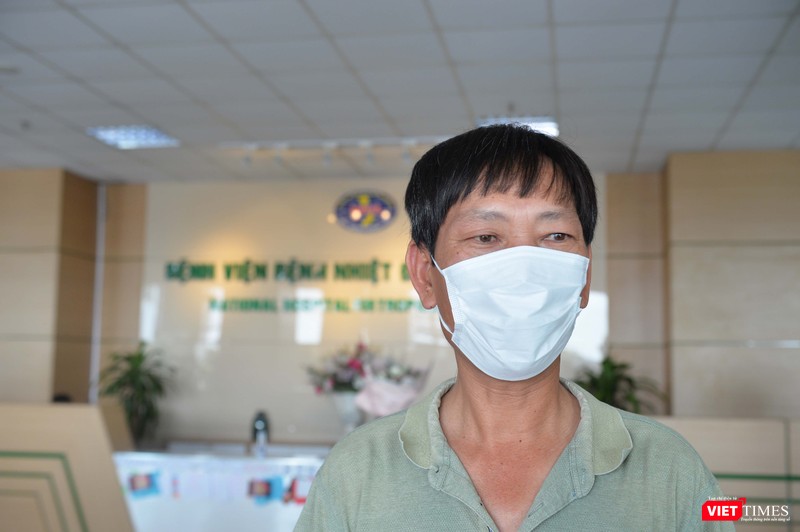 Bệnh nhân 254 mắc COVID-19 nhớ lại thời gian điều trị tại Bệnh viện. Ảnh: Minh Thúy